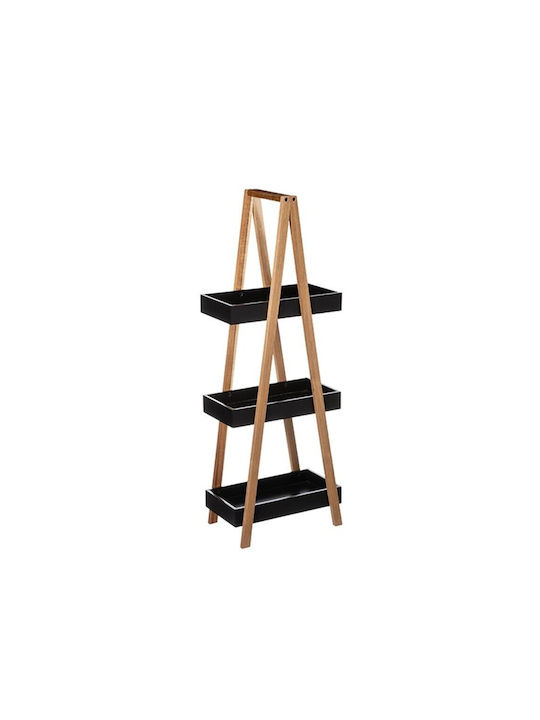 Bookcase 30x18x82cm Black