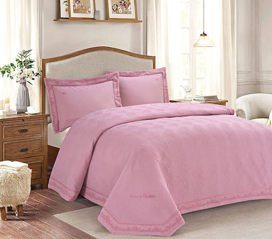 Beauty Home Комплект Булчинско Одеяло За Спалня С 2 Калъфки За Възглавници 220x240 cm