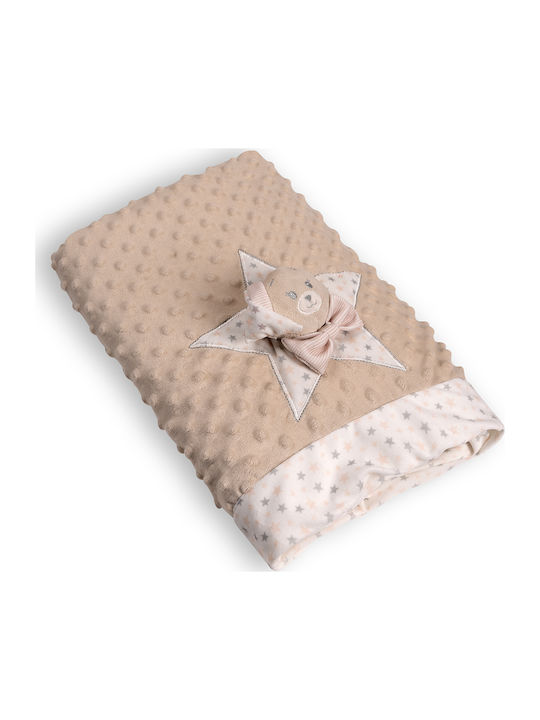 Silk Fashion Blanket Cot FSJ161001J Fleece Beig...