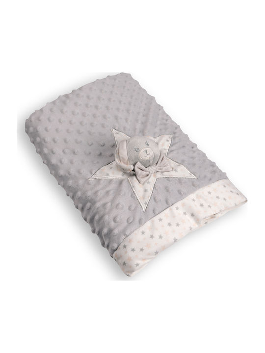 Silk Fashion Blanket Cot FSJ161001J Fleece Gray...