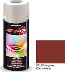 Ambro-Sol Σπρέι Βαφής V400 Ακρυλικό Oxide Red R...