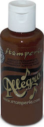 Stamperia Allegro Acrylic Paint Set in Brown co...