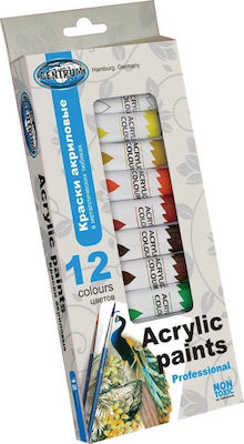 Centrum Acrylic Paints Acrylic Colours Set 12ml 12pcs