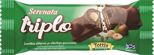 Serenata Triplo Σοκολάτα Γάλακτος με Φουντούκι 50gr