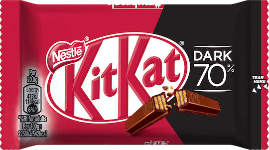 Kit Kat 70% Dark Γκοφρέτα Υγείας 41.5gr