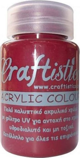 Craftistico Acrylic Color Acrylic Paint Set in Fuchsia color Fuchsia 33 60ml 1pcs