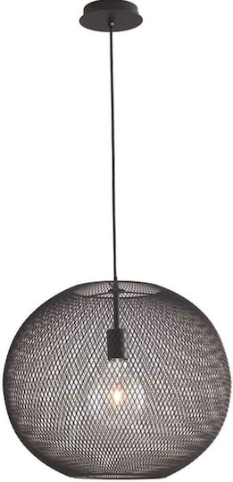 Fan Europe Esedra Pendant Light Black with Socket E27 50x120cm