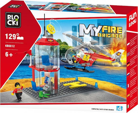Blocki Τουβλάκια My Fire Brigade Helicopter Pads για 6+ Ετών 129τμχ