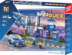 Blocki Plastic Building Blocks My Police Station for 6+ years 347pcs