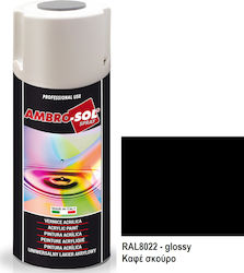 Ambro-Sol Spray Paint V400 Black Brown RAL 8022 400ml
