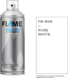 Flame Paint Σπρέι Βαφής FB Ακρυλικό με Ματ Εφέ Pure White 400ml