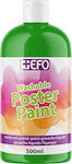 +Efo Poster Paint Tempera Colour Paint Bottle 500ml Green