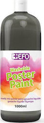 +Efo Poster Paint Tempera Farben Schwarz in Flasche 1000ml 1Stück 386514