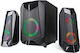 Tracer Hi-Cube RGB 2.1 Wireless Speakers with RGB and Bluetooth 20W Black