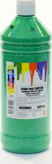 Colorfix Ready Mix Tempera Farben Medium Green in Flasche 1000ml 1Stück
