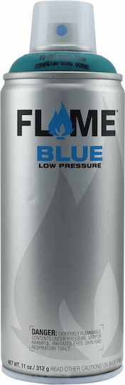 Flame Paint Σπρέι Βαφής Ακρυλικό με Ματ Εφέ Ocean Blue 400ml