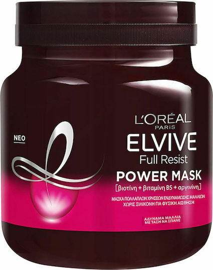 L'Oreal Paris Elvive Full Resist Haarmaske für Reparatur 680ml