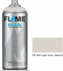 Flame Paint Spray Paint FB Acrylic with Matt Effect Light Grey Neutral 400ml