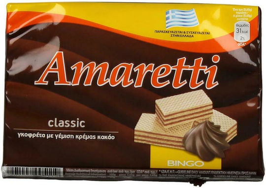 Amaretti Wafer Milk with Cocoa Cream 68gr