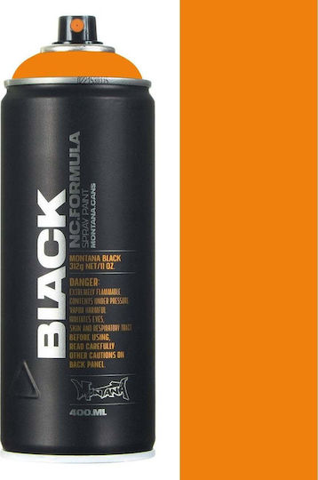Montana Cans Spray Paint BLK with Matt Effect Clockwork Orange 400ml