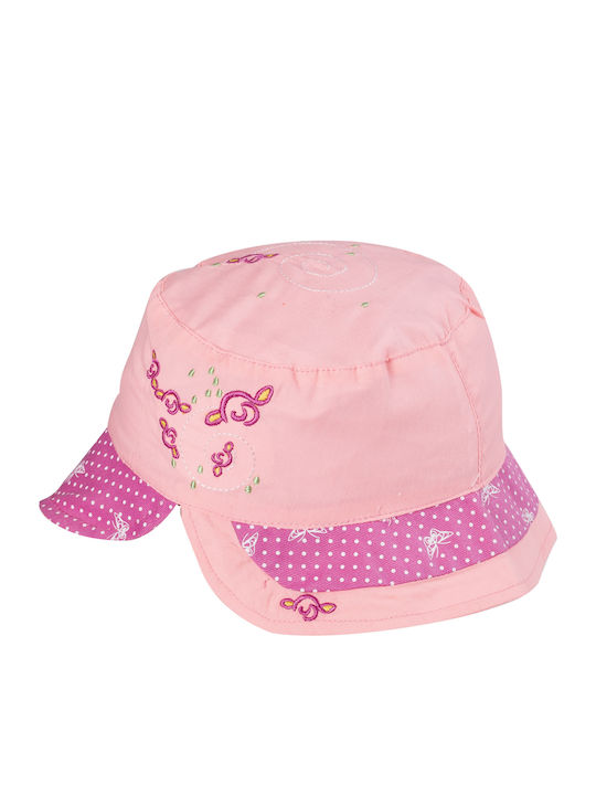 Παιδικό Καπέλο Bucket Βαμβακερό Ροζ Κορίτσι