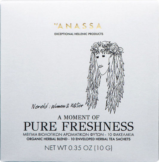 Anassa Organics Pure Freshness Herbs Blend Organic Product 10 Bags 35gr