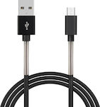 AMiO Regular USB 2.0 to micro USB Cable Μαύρο 1m (01431)