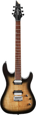 Cort KX-300 Ηλεκτρική Κιθάρα 6 Χορδών με Ταστιέρα Maple και Σχήμα ST Style Open Pore Raw Burst