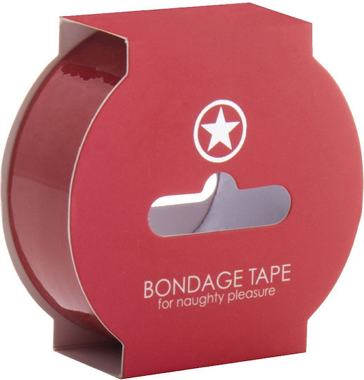 Shots Ouch Non Sticky Bondage Tape Strapping Tape In Red Color