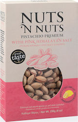 Nuts 'n Nuts Фъстъци Шам С Пудра От Розова Хималайска Сол Печени С Черупки 230гр