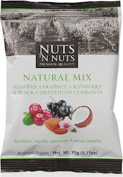 Nuts 'n Nuts Бадеми Кокос Червена Боровинка И Черна Стафида Смес 90гр