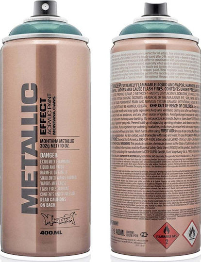 Montana Cans Σπρέι Βαφής Metallic Ακρυλικό με Μεταλλικό Εφέ Tennessee 400ml