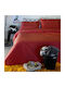 Melinen Sheet Super-Double with Elastic 160x200+30cm. Urban Bordeaux