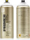 Montana Cans Spray Grundierung Primer Universal mit Metallisch Effekt White 400ml