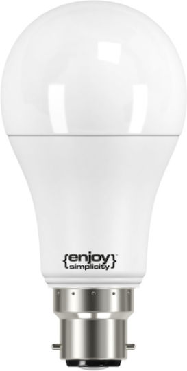 Elvhx Λάμπα LED 10.5W για Ντουί B22 και Σχήμα A60 Φυσικό Λευκό 1060lm