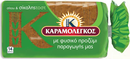 Karamolegos Toast Bread Rye Rye Toast 340gr