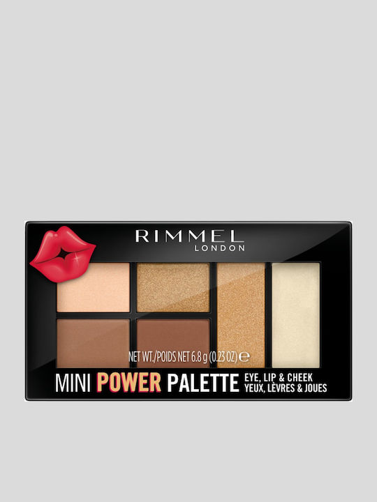 Rimmel Mini Power Palette Make-up 002 Sassy 6.8gr