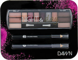 2K Night & Day Set Make-up-Paletten und Sets für die Augen 3Stücke