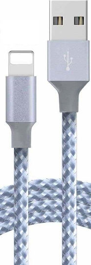 Naxius cbmnx-12 2m Braided USB 2.0 to micro USB Cable Gray