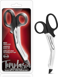 Temptasia Safety Scissors Σχοινί Δεσίματος σε Μαύρο Χρώμα
