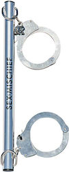 Sportsheets Sex & Mischief Spreader Bar with Metal Cuffs Μπάρα Ακινητοποίησης σε Ασημί Χρώμα Sportsheets Sex & Mischief Spreader Bar with Metal Cuffs Μπάρα Ακινητοποίησης σε Ασημί Χρώμα