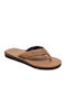 Quiksilver Carver Nubuck Men's Leather Sandals Brown AQYL100623-XCCC