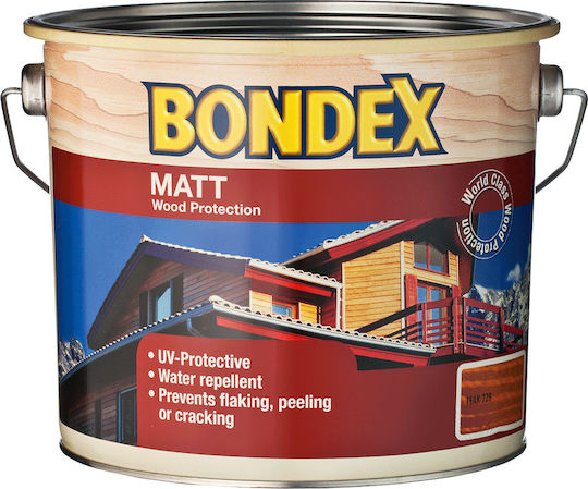 Bondex Wood Protection Βερνίκι Εμποτισμού 731 Καρυδιά Ματ 2.5lt