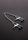 Triune Pressure Tit Lock Nipple Clamp Nipple Clamps in Silver Color
