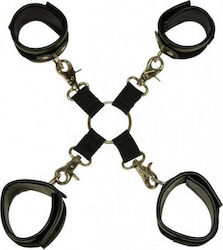 You2Toys Bad Kitty Hog Tie Limb Restraint Set in Black Color