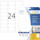 Herma 240 Self-Adhesive Rectangular A4 Labels 63.5x33.9mm