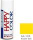 Saratoga Spray Vopsea Happy Acrylic cu Strălucitor Efect Galben de zinc RAL 1018 400ml