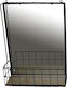 Click Wandspiegel mit Schwarz Metallisch Rahmen 50x37cm 1Stück