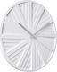 Karlsson Slides Silent Wall Clock Metallic White Ø40cm