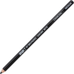 Royal Talens Bruynzeel Design 8670 Coal Pencil Medium Black